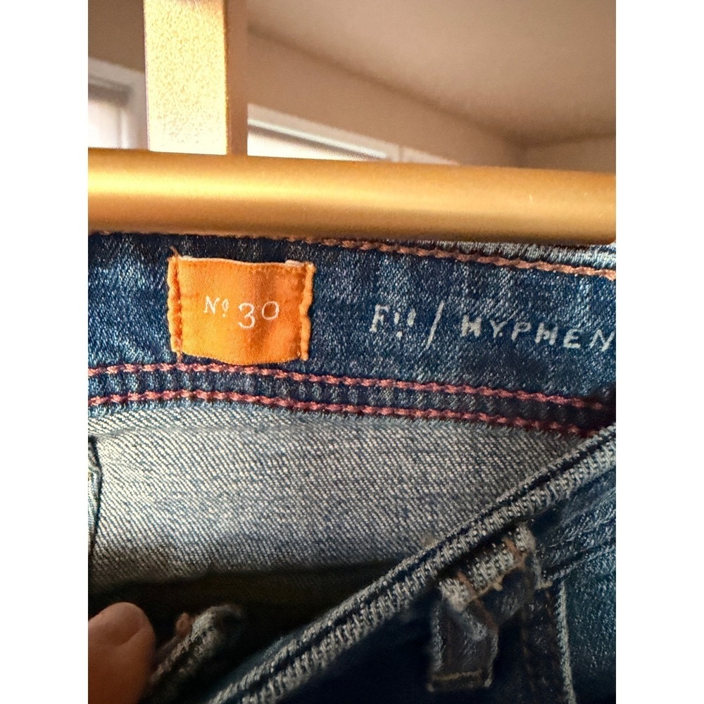 Pilcro Hyphen Women's Jeans Size 30 Blue Wash Straight Leg Denim - Picture 3 of 11